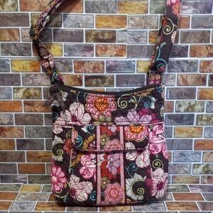 Vera Bradley Crossbody Purse Floral Adjustable Strap